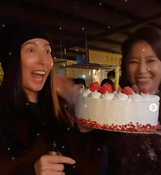 楊謹華為林心如生日送上祝福。(圖/翻攝楊謹華IG)